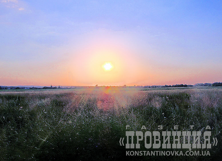 Закат на Новоселовке