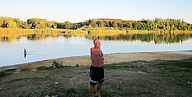 Рассвет над 1-м ставком 