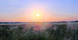 Закат на Новоселовке